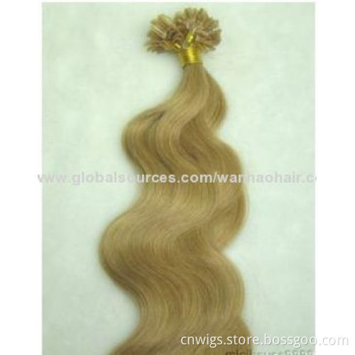 Prebonded Italian Keratin U-tip Remy Human Hair Extensions
